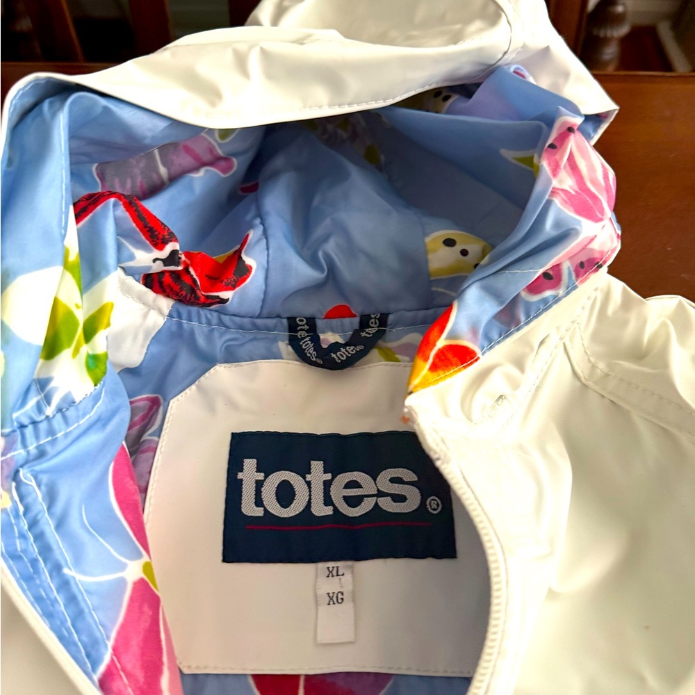 Totes vintage Lined Rain Slicker - Picture 2 of 11